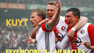 KUYT HAT-TRICK WINS FEYENOORD TITLE