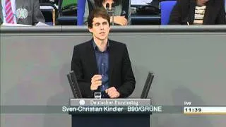 "Sie sind eine Koalition von gestern!" - Rede von Sven-Christian Kindler zum Bundeshaushalt 2012