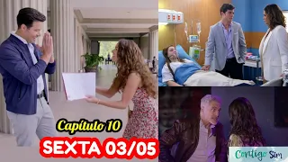 CONTIGO SIM capítulo de hoje SEXTA-feira (03/05/2024) novelas do SBT