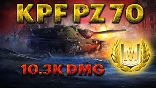 KpfPZ 70 WOT Blitz Gold Mastery Best Replay