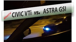 Honda Civic VTi vs. Opel Astra GSi - Rematch!