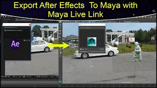 Export After Effects To Maya With Maya Live Link | Maya Live Link | After Effects To Maya