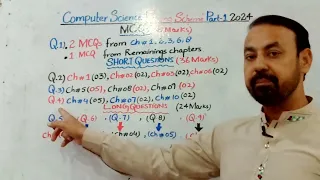 11th Class Pairing Scheme Of Computer Science 2024||1st year Pairing Scheme Of Computer