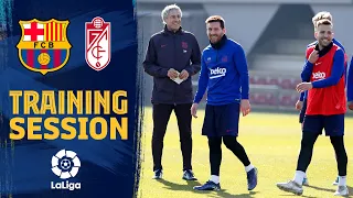 The hard work continues on the training pitch as focus turns to Granada clash