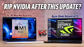 The M1 Max's BIGGEST ISSUE is FIXED! (M1 Max vs RTX 3080)