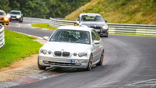 BMW 325ti e46 compact Nordschleife Touristenfahrten Green Hell Driving Days POV 03.10.23 | 1. Runde