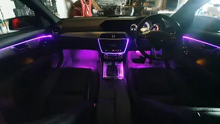 Mercedes C Class Saloon W204 Ambient Lights | RGB LED Car Interior Lights | Ambient Lights Install