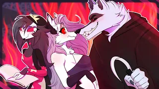 Loona & Octavia's Date With Death Wolf! (Helluva Boss Comic Dub)