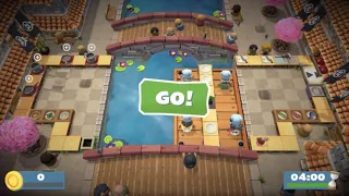 Overcooked 2 - Level 5-1 - 4 Stars - 4 Players co-op - Multiplayer - PS4