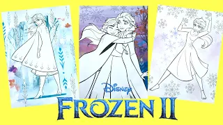 MEWARNAI ELSA FROZEN 2 COLORING PAGES