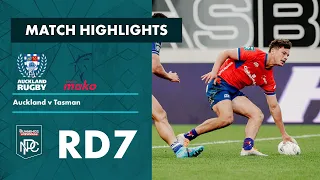 Bunnings NPC 2022 | Round 7 Highlights | Auckland v Tasman