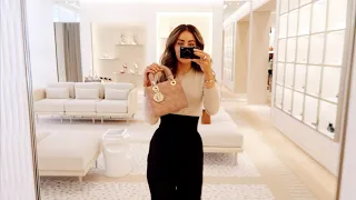 REAL-TIME COME SHOPPING WITH ME- DIOR, LOUIS VUITTON, CAROLINA HERRERA | Lydia Elise Millen