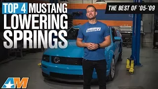 The 4 Best Mustang Lowering Springs For 2005 - 2009 Ford Mustang GT & V6