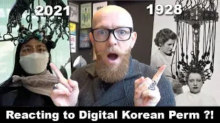 They are doing a Korean Digital Perm ?!!- Hair Buddha reaction video #hair #beauty