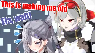 Kaela Turned into a Granny Waiting for Zeta to Clear the Stage [HOLOLIVE ID / ENG SUB]