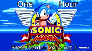 Sonic Mania Soundtrack: Press Garden Zone Act 1 - 1 Hour Version