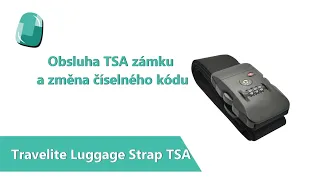 Nastavení TSA zámku Travelite Luggage Strap TSA | How To Set a TSA Lock | Bagalio