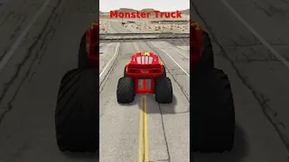 ⚡Mcqueen: Monster Truck VS With Pepsi Wheels. Who better?