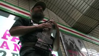 Bucky The Busker Playing the Chapman Stick