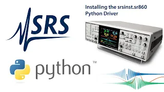 Installing the SR860 Python Driver