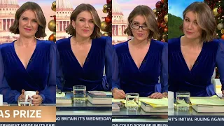 Susanna Reid-Gorgeous In A Low Cut Blue Dress 6/12/23 HD