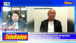 DOJ ikinokonsidera Rep. Arnolfo Teves bilang isa sa 3 mastermind sa pagpatay kay Gov. Roel Degamo