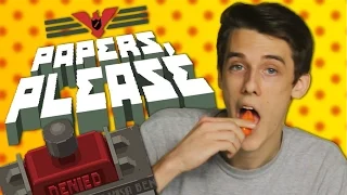 Papers Please | Hot Pepper Game Review | ft. Matt Watson (SuperMega)