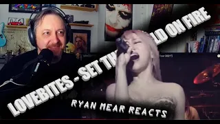 LOVEBITES - EDGE OF THE WORLD/SET THE WORLD ON FIRE - Ryan Mear Reacts