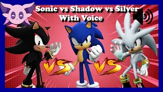 SFSB: Sonic vs Shadow vs Silver With Voice