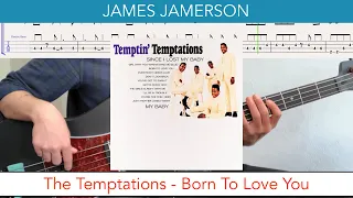 James Jamerson // The Temptations - Born To Love You // bass playalong w/tabs (1965 - soul)