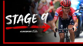 Evenepoel shreds rivals as Meintjes wins from break | 2022 Vuelta a España - Stage 9 Highlights