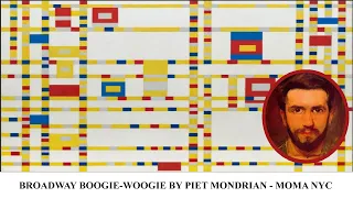 Broadway Boogie Woogie by Piet Mondrian - MOMA NYC