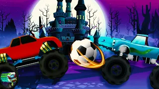 It's Play Time with Haunted House Monster Truck + More Street Vehicles Cartoons for kids by HHMT