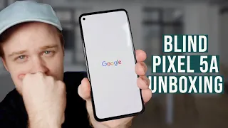 Blind Unboxing My First Google Phone - Pixel 5a 5G | Accessibility First Impressions