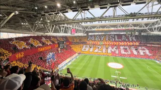 Galatasaray Fenerbahçe Koreografi MAYISLAR BİZİMDİR 5 Yıldızlı Gönderme Uzun Çekim choréographie