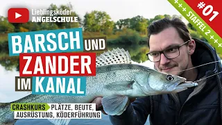 Barsch und Zander Angeln am Kanal (Staffel 2, Folge 1)