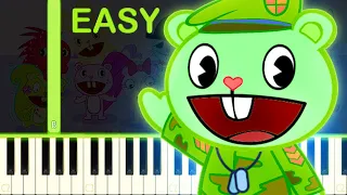 HAPPY TREE FRIENDS THEME - EASY Piano Tutorial