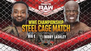 Big E vs Bobby Lashley (WWE Championship Steel Cage - Full Match Part 2/3)