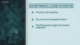 What to do if you are asymptomatic with COVID-19