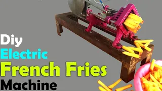 Diy French Fries Cutting Machine, Finger Chips Machine without using Arduino, ESP32, & ESP8266