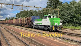 Tåg i Sverige del 1. Trains in Sweden part 1.