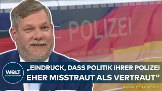 FUßBALL-EM 2024: Berlins Polizeipräsidentin will Deutschlandfahnen an Polizeistreifenwagen verbieten