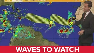 Tuesday Morning Tropical Update: Watching 2 areas in the Atlantic