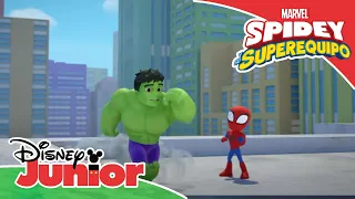 Marvel Conoce a Spidey y su superequipo: El lugar de encuentro de Hulk | Disney Junior Oficial