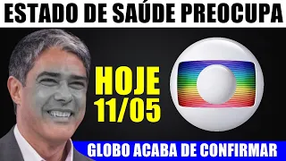 Estado de saúde de William Bonner preocupa e Globo toma difícil decisão