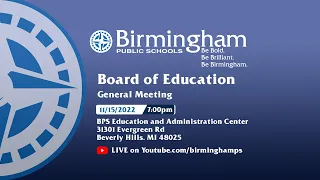 Birmingham Public Schools Board of Education 03/21/23
