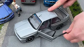 1:18 BMW E30 M3 '90, Sterling Silver Metallic - Solido [Unboxing]