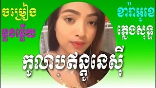 kolab indonesia ft Song មានដៃគូចម្រៀងស្រីស្រាប់,Karaoke Khmer Song🎤PkaySomnang Smule Cambodia