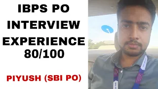 IBPS PO Interview Experience By SBI PO (Scored 80/100)#ibpspo #ibpspointerview #sbipo #ibpsinterview