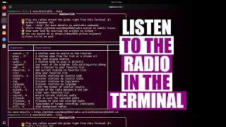 The Radio Active Command Line Radio Player